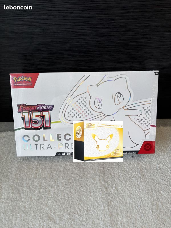 Coffret UPC Mew 151 Ultra Premium Collection EV3.5 - Neuf/ Scellé fr - etb 30ans Célébrations (image 1)