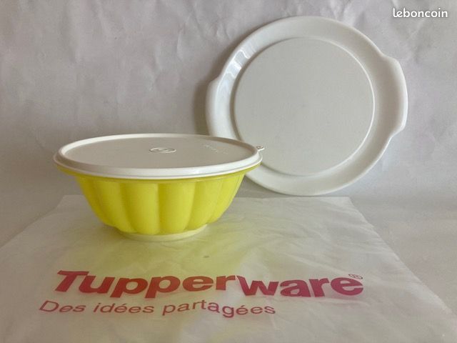 Moule à Charlotte Tupperware Gourmet – Fond + Couvercle + Couronne 16 Cm (Occasion, Bon État)