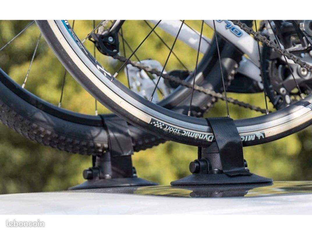 Porte-vélo ventouse électrique Rockbros 1 vélo - ventouses soufflets