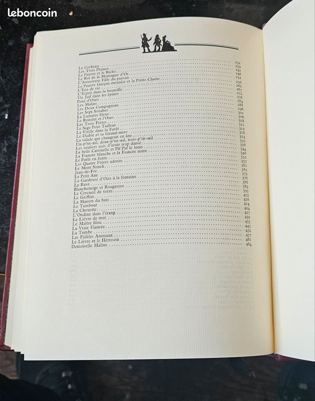 Collection jean de bonnot Contes de Grimm (relié cuir) (image 9)