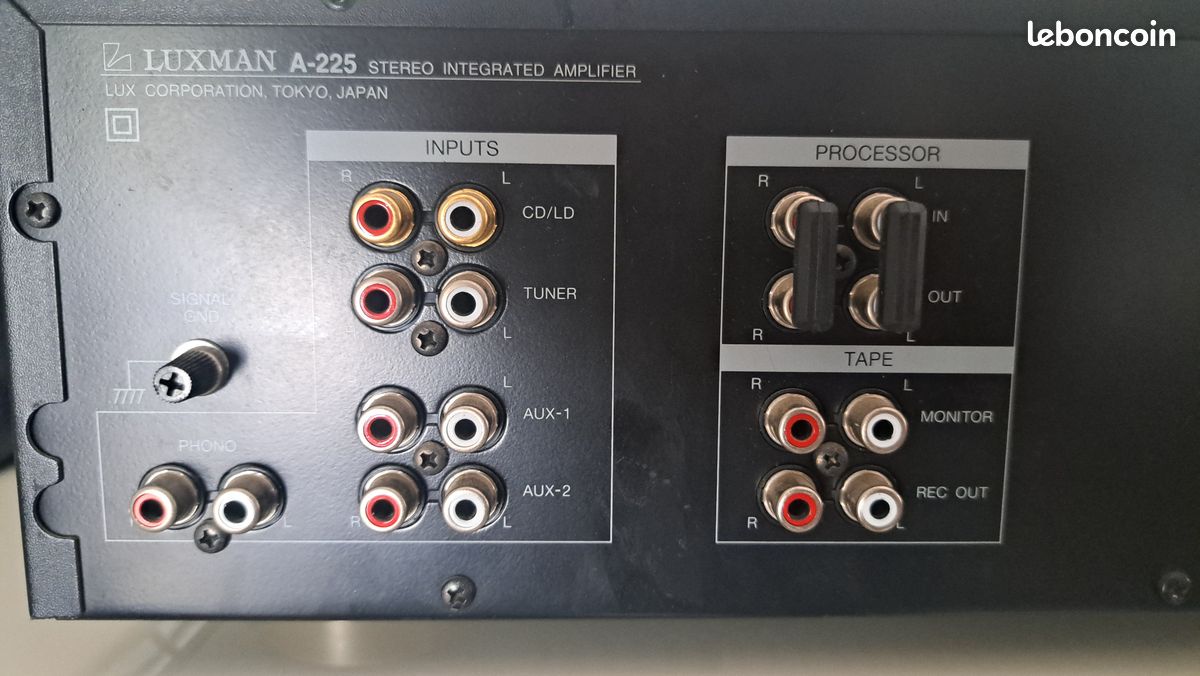 LUXMAN A-225 – Amplificateur intégré Hi-Fi stéréo vintage – 2 x 85 W (image 7)