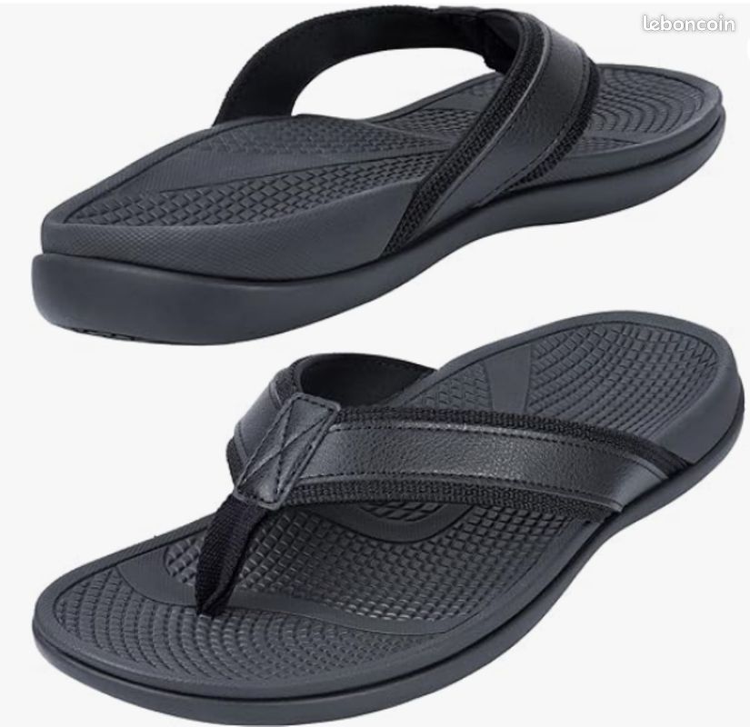 Tongs pour soutien de la voûte plantaire (orthopédiques) – Taille 41 (image 1)