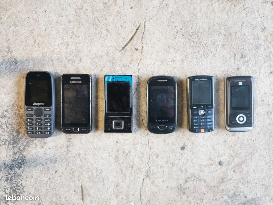 Lot de 6 téléphones vintage (image 1)