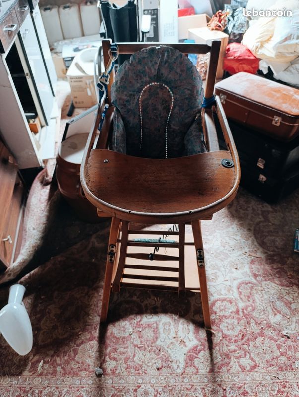 Chaise haute bois (image 1)