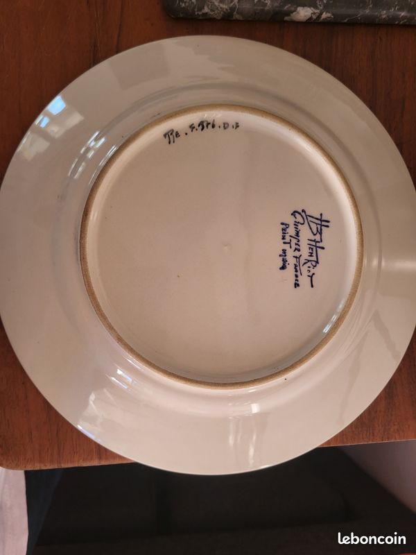 Assiette porcelaine Henriot (image 2)