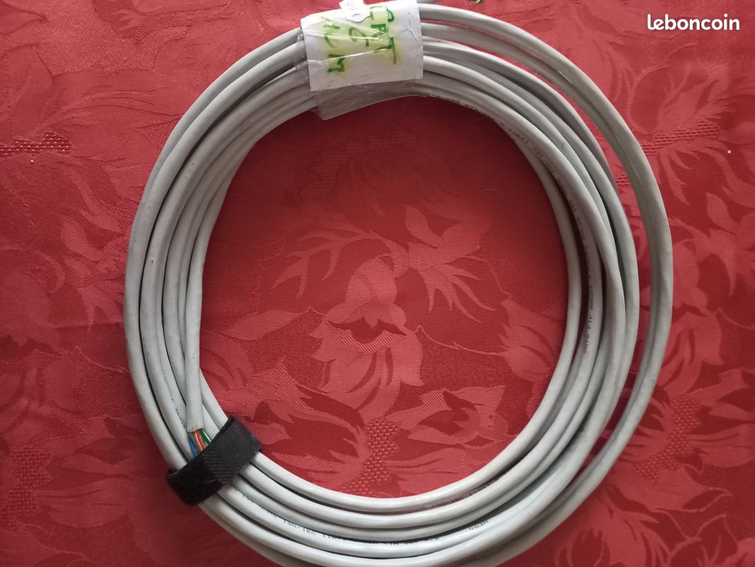 Cable réseau RJ45 Cat6 FTP 2 x 10 mètres (image 1)