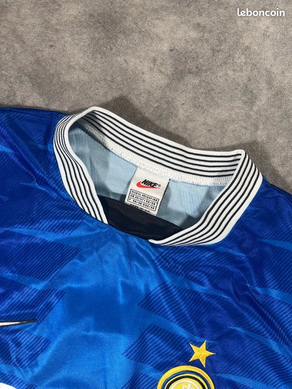 Maillot De Foot Vintage UCM N°11 – Homme XL – Bleu Manches Longues – Années 90