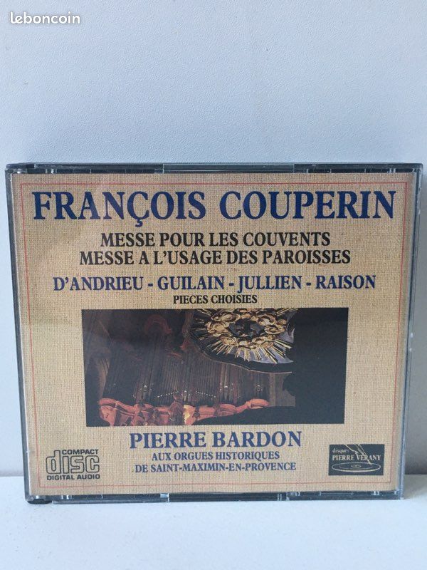 Double cd françois couperin - messe des paroisses . Pièces choisies (image 1)