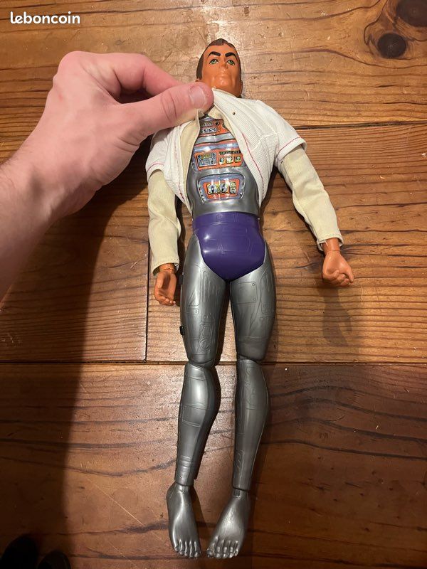 Figurine Maskatron Kenner 1976 – L'homme Qui Valait 3 Milliards – Vintage Avec Accessoires