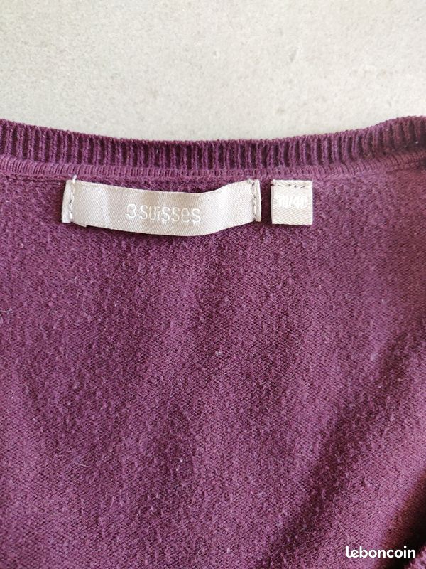 T-shirt manches longues col V 3 ans taille 38 (image 2)