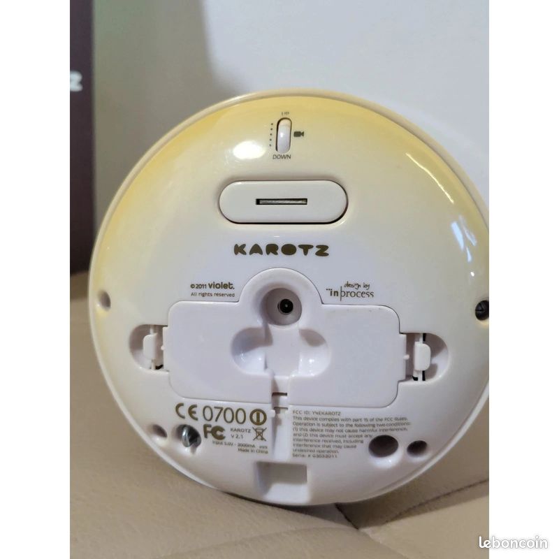 Karotz lapin wifi + 2 flatnanoz avec boîte d'origine (version 3 du nabaztag) (image 9)