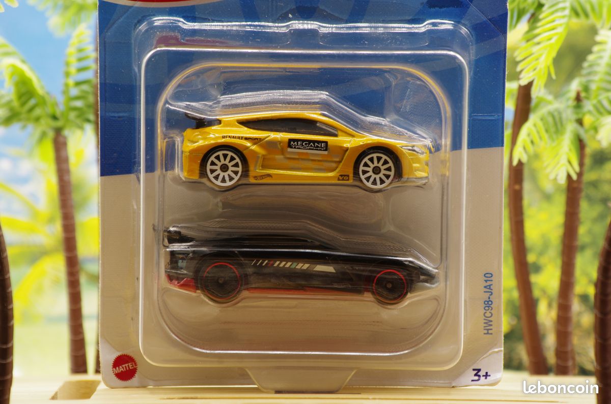 Hot Wheels Duo Pack Megane Renault et Gazella R 1.64 (image 1)