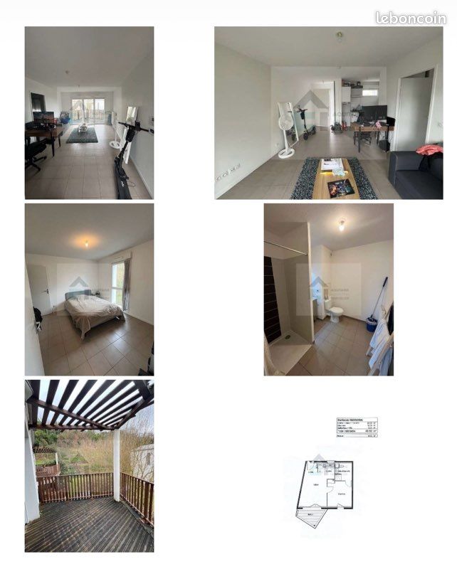 Appartement 2 pièces 40 m² · à Cenon · 40 m² · 710 €/mois