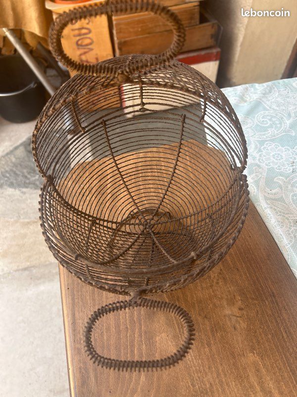 Panier à salade boule ancien rare (image 2)