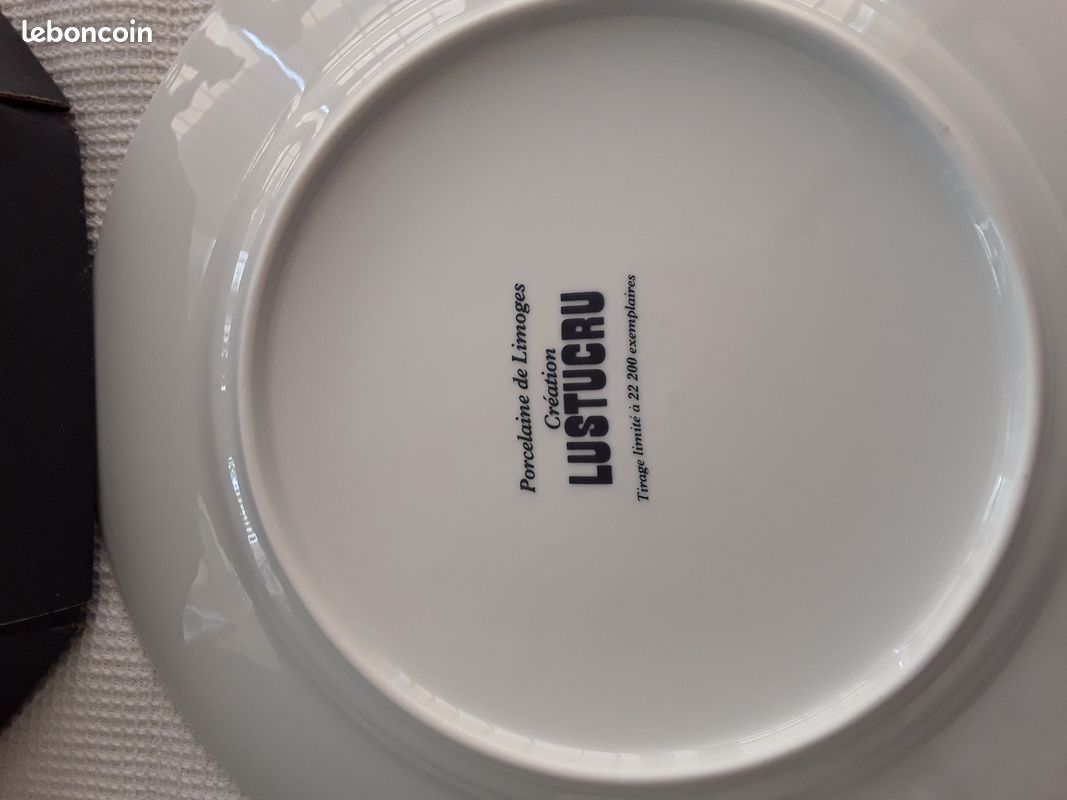 Assiette publicitaire Lustucru. Porcelaine de Limoges (image 2)