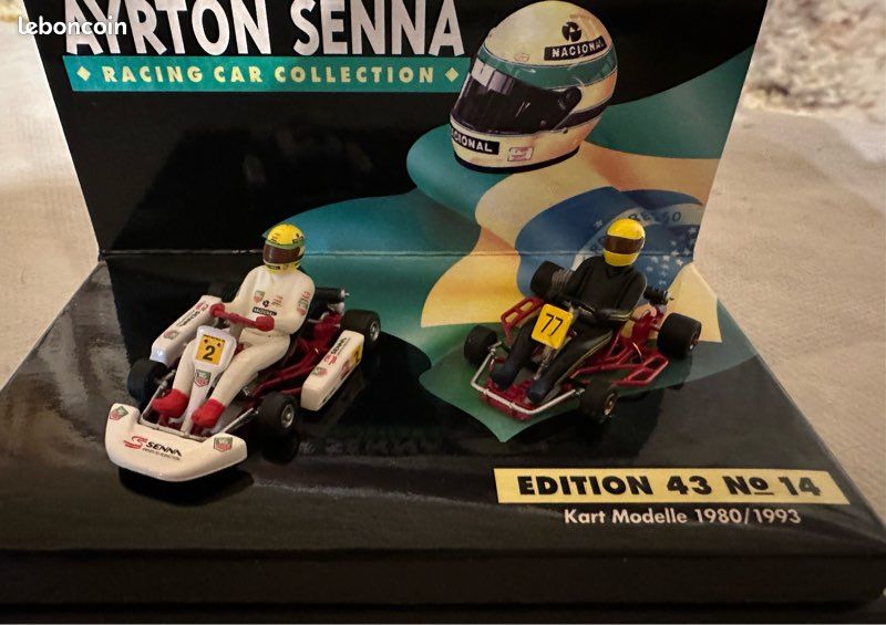 Figurine Ayrton Senna - Paul's Model Art 1/43 - Neuve Sous Blister