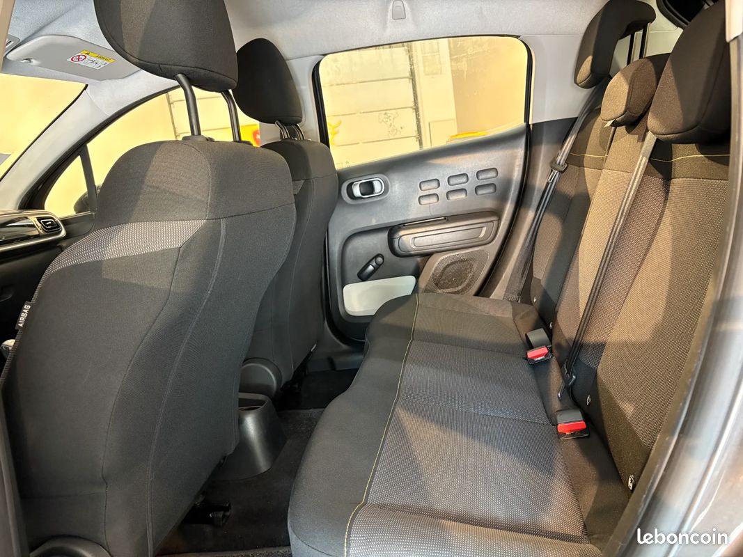 CITROEN C3 1.5 D 102ch FEEL - 2019 - Phares LED - Bluetooth - Climatisation - Régulateur de vitesse - GPS (image 15)