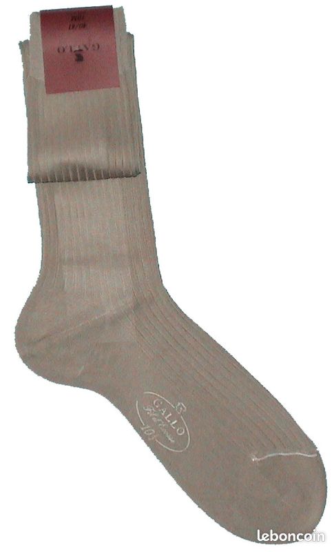 Chaussettes Luxe Mi-bas (hautes) – Sable 39/40 (image 1)