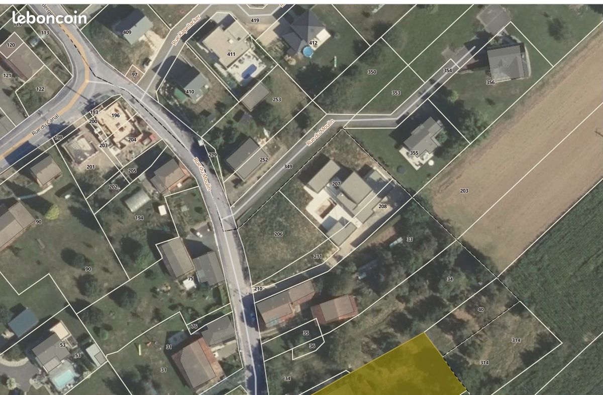 Terrain viabilisé libre de constructeur · à Saint-Bernard · 125 000 €