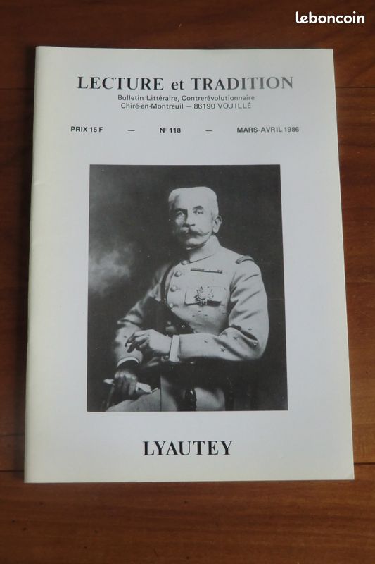 Lecture&tradition lyautey 1986 (image 1)