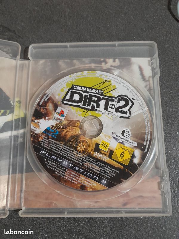 Jeu Colin McRae Dirt 3 Pour PS3 - Bon état - Boîtier Et Notice Inclus - Pas De Jeu