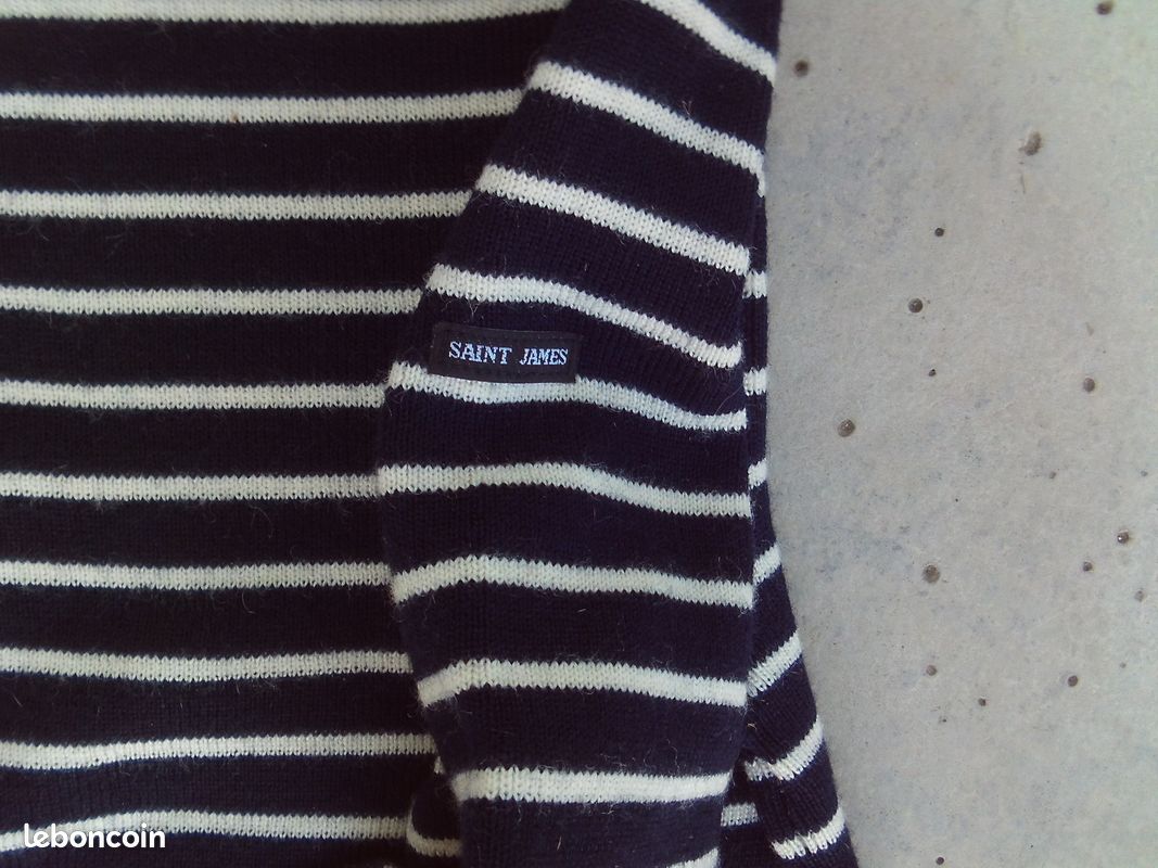 Pull marinière Saint James Marine Nationale made in France (image 3)