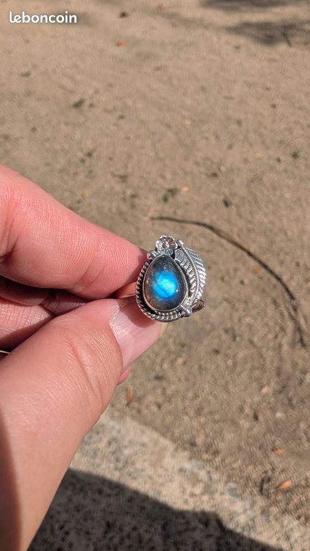 Bague argent et Labradorite (image 2)