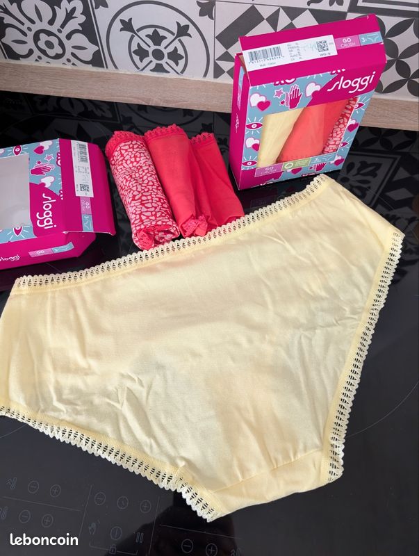 Lot de 6 culottes femme. Taille réale bien 48 française (image 1)
