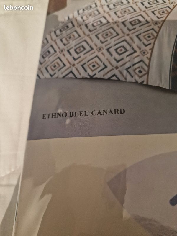 Parure de couette LOVELY HOME ethno bleu canard (image 4)