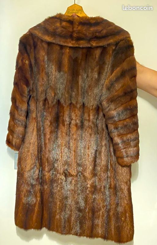 Manteau vraie fourrure vison comme neuf (image 2)