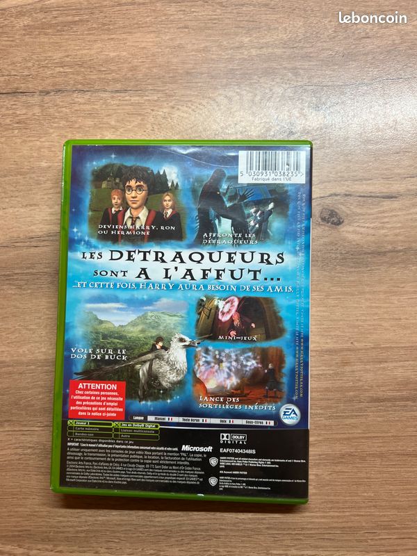Jeu Harry Potter Et Le Prisonnier D'Azkaban - Version Xbox (PAL FR) Complète