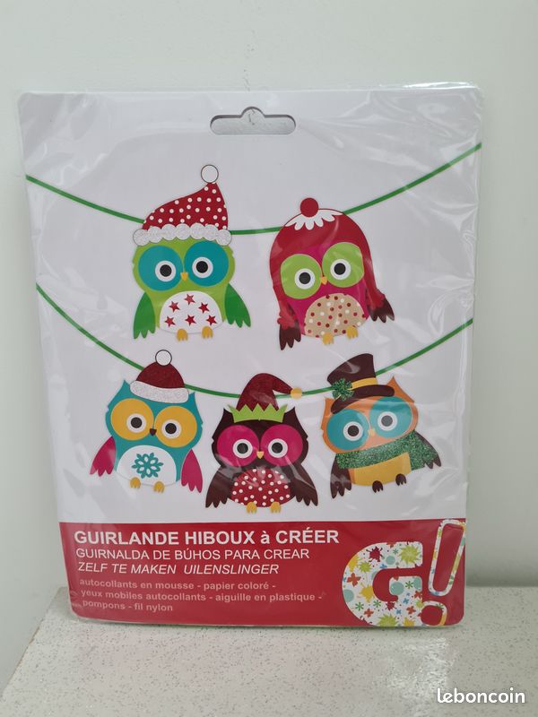 Guirlande neuve DIY avec des hiboux tout mignons (image 1)
