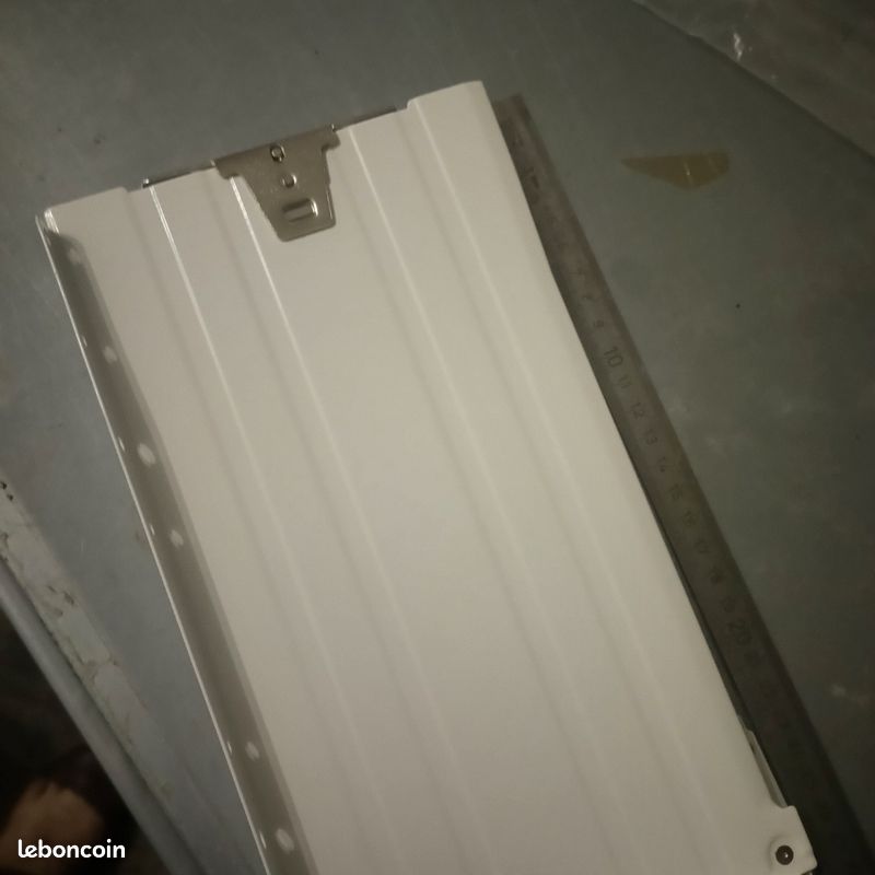 Lot de 5 coulisses pour 5 tiroirs NGV, cotes acier laque blanc. 150 profondeur 265 longeur (image 9)