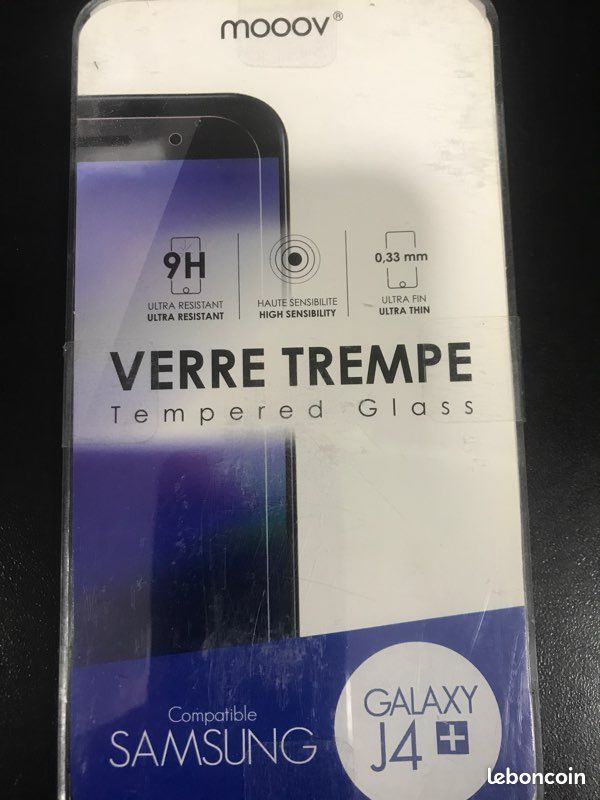Verre trempé Pour Samsung Galaxy J4+ (image 2)