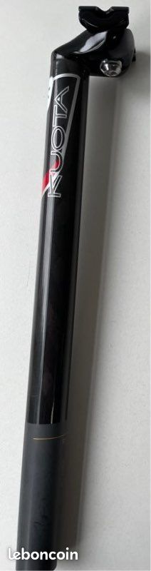 TIGE DE SELLE CARBONE EXOCET DIAMÈTRE 27.2 LONGUEUR 350 mm NEUVE EUR 25,00 - FR