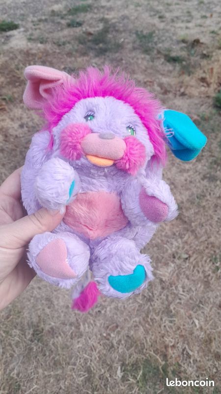 Peluche vintage Popples “Pancake” années 80 – originale (image 4)
