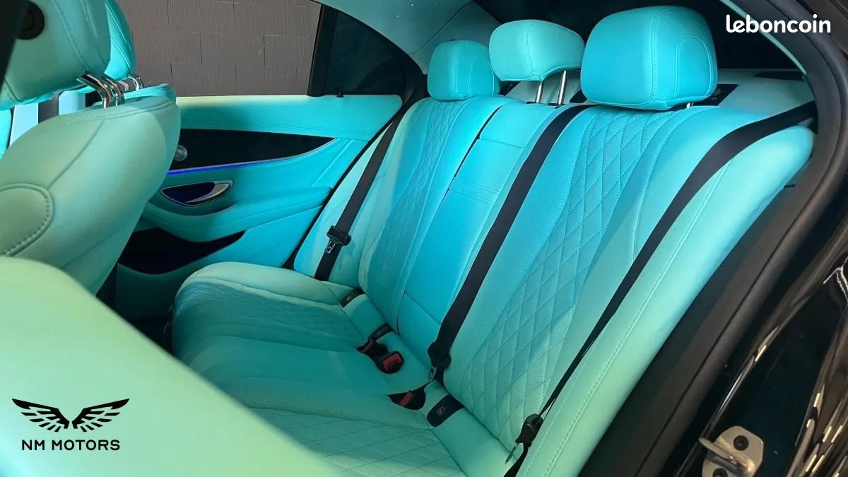 Mercedes Classe E 220 D 195 CV AMG LINE 4MATIC 9G-TRONIC BVA - INTERIEUR TIFFANY BLUE (image 18)