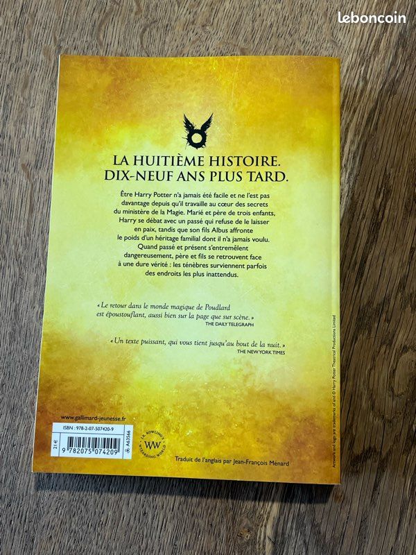 Livre Harry Potter (image 2)