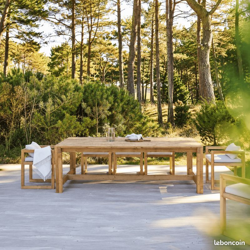 Table de ferme - jardin (image 2)