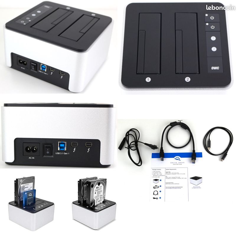 OWC Drive Dock SATA Thunderbolt 2 / USB 3.1 (image 2)