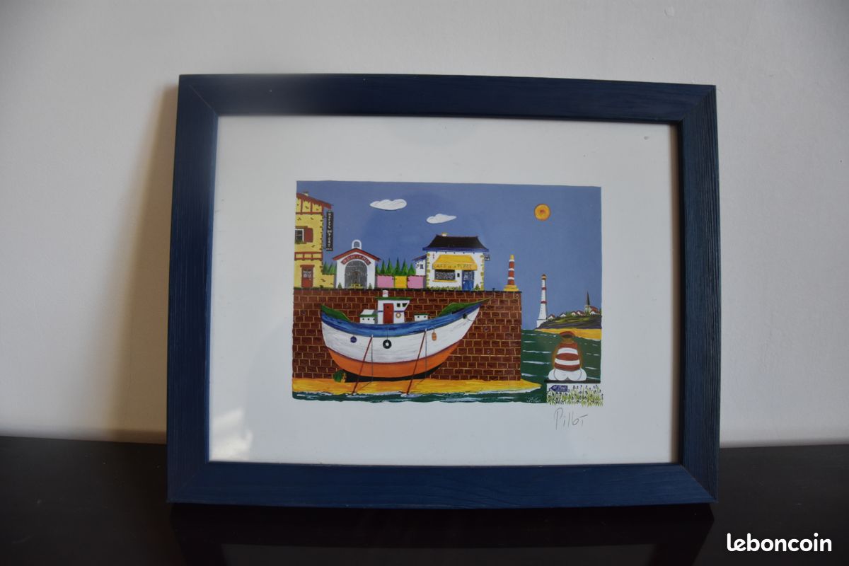 Oeuvre de PILLOT artiste peintre Basque (image 1)