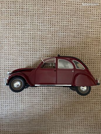 Citroën 2CV 1966 Bordeaux - Solido 8028 (1/18) Miniature De Collection