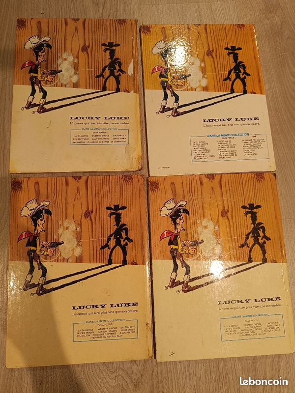 Lot de 4 Lucky Luke Édition Originale (image 2)