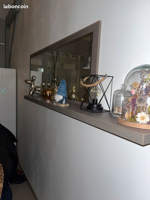 Miroir avec son étagère (image 1)
