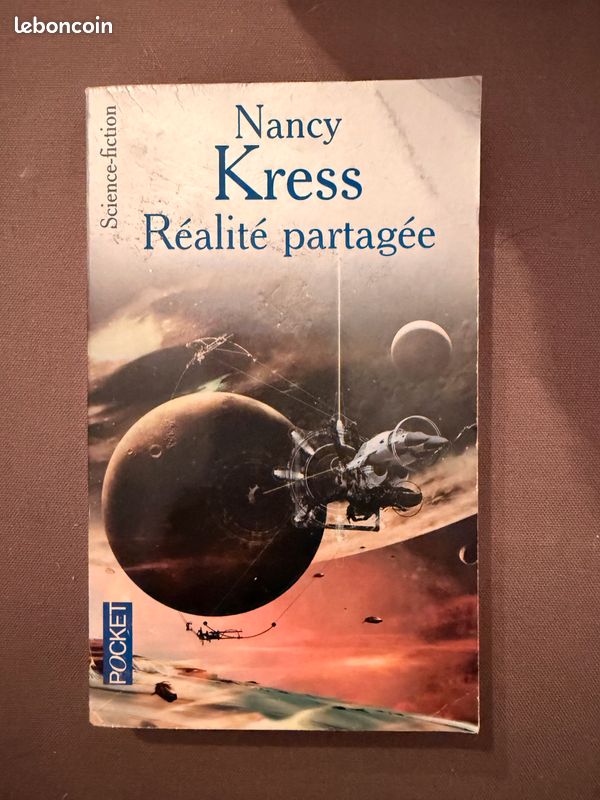 Livre science fiction " réalitée partagée " de Nancy Kress (image 1)