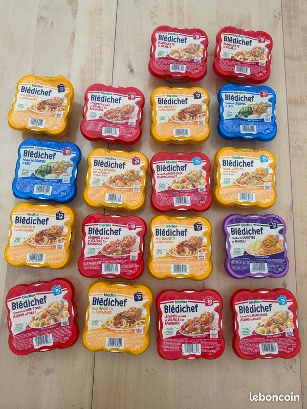 Lot 18 plats bledichef pour bebe (image 1)