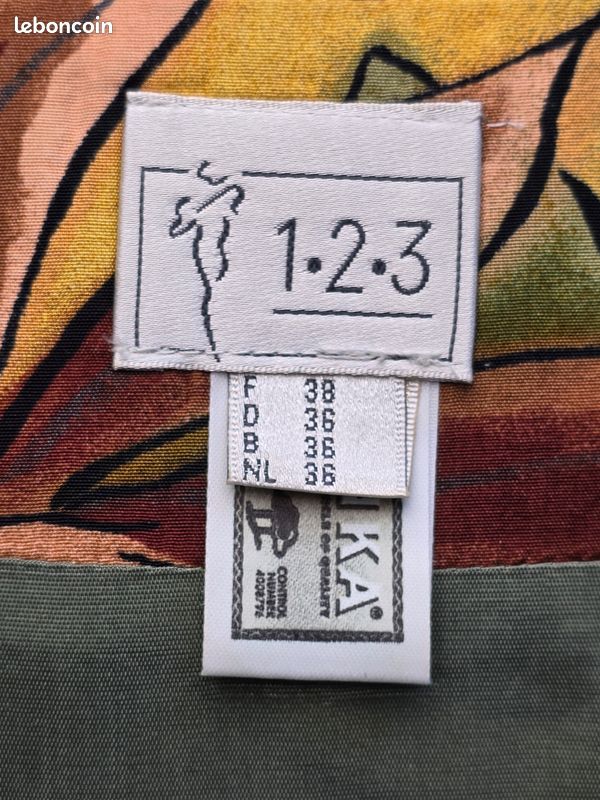 Jupe portefeuille maxi imprimé fleuri – T38 – Maison 123 (image 5)
