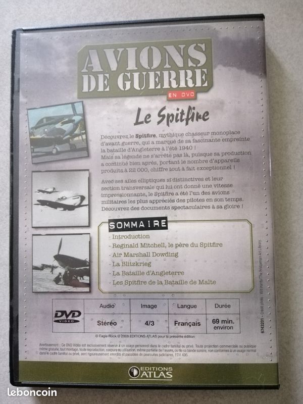Dvd "collection Avions de guerre, le Spitfire" (image 2)