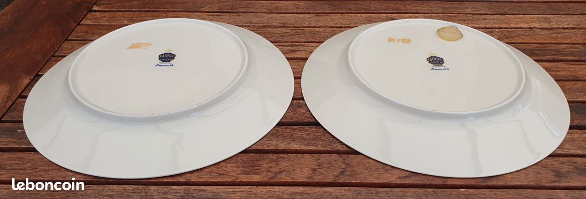 LOT DE 2 Assiettes Creuses Moulin Des Loups Bon Etat EUR 14,90