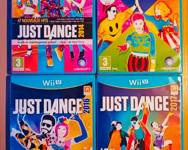 Lot De 4 Jeux Just Dance Wii : 1, 3, 4 Et 2014 - Version Française - Occasion